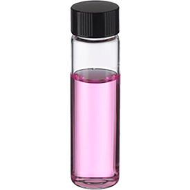 12ML Clear Glass Vials in a box, PTFE /Rubber Liner, Case of 144