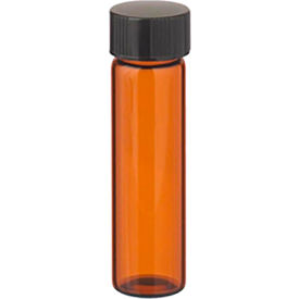 8ML Amber Vials in a box, PTFE /Rubber Liner, Case of 144