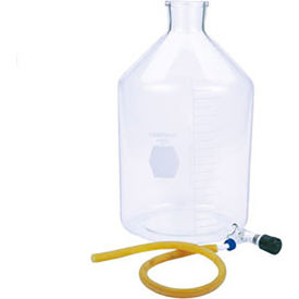 Reservoir Bottle with Bottom Valve Outlet, 2000ML