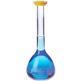 Class A Volumetric Flasks with Snap Caps, 1000ML, Case of 6