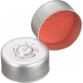 13mm Crimp Seal, Center Tear-Out Aluminum, PTFE/Rubber, Case of 1000