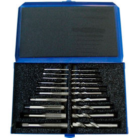 20PC HSS Bright Screw Machine Drill and Plug Hand Tap Set