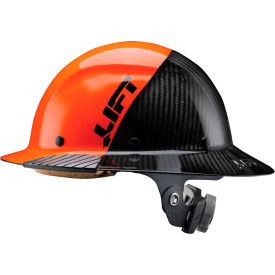 Carbon Fiber Full Brim 50-50, Orange/Black