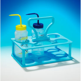 Polypropylene Wash Bottle Carrier, Holds 250/500ml (8/16oz) Bottles, 11" x 7 5/8 x 8"
