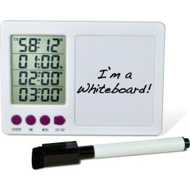 4-Channel Electronic Timer with White Board and Certificate of Calibration