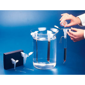 Fillpour Dialysis Tube Funnels, 5, 9 and 13.5mm Diameter Steps 10Pk