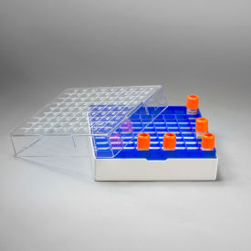 Cryo-Safe Vial Storage Box, 81 Places, For 1.2-2.0ml Vials 4Pk