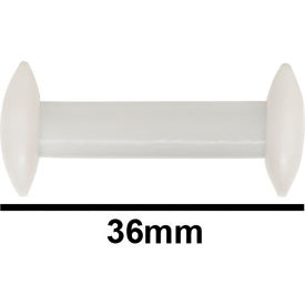 Circulus Teflon Magnetic Stirring Bar, 36mm Length, White