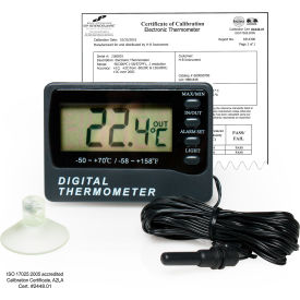 Calibrated Dual Zone Electric Thermometer, -50/70C (-58/158F) External, -10/50C (14/122F) Internal