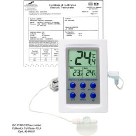 Calibrated Dual Zone Electric Thermometer -50/70C (-58/158F) External, 0/50C Internal