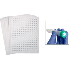 Cryogenic Storage Label Sheets, 13mm Dots for 1.5-2ml Tubes, White (3840 labels)