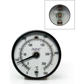 Bi-Metallic Surface Temperature Thermometer, -20/260C, 50mm (2") Dial