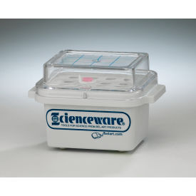 Cryo-Safe Mini Quick-Freeze Cooler, For 0.5 or 1.5ml Tubes, 12 Places, 5 3/4 x 4 x 3 3/4"