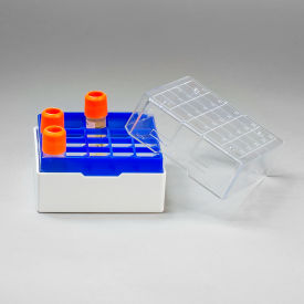 Cryo-Safe Vial Storage Box, 25 Places, For 1.2-2.0ml Vials 8Pk