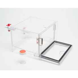 Small, Stacking Polystyrene Gas-Purge Desiccator Cabinet, 0.1 cu. ft.