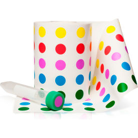 Cryogenic Storage Labels, Roll of 13mm Dots for 1.5-2ml Tubes, Assorted (5000 labels)