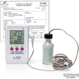 Frio Temp Calibrated Elec Verification Thermometer, -50/200C, General Calibration