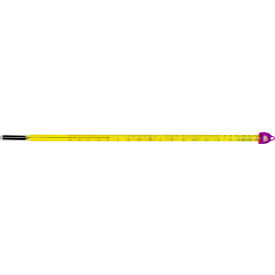 H-B Double-Safe PFA Coated, Liquid-In-Glass Thermometer, -20/110C, 76mm Immersion