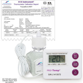 H-B Calibrated Dual Zone Electronic Verification Thermometer -58/158F & -10/50C