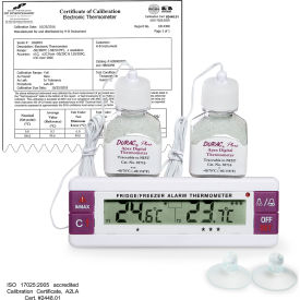 Frio Temp Calibrated Dual Zone Elec Verification Thermometer, -40/70C (-40/158F)