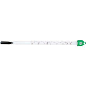 H-B Enviro-Safe Dry Block/Incubator Liquid-In-Glass Thermometer, 24 to 57C