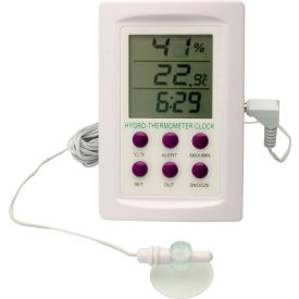 H-B Dual Zone Electronic Thermometer-Hygrometer with Alarm 0/50C and -50/70C Ranges