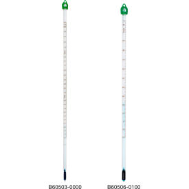 General Purpose Liquid-In-Glass Thermometer, -30 to 120F, Total Immersion