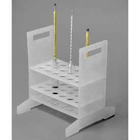 Hydrometer Rack, For Short Hydrometers, 18 Places, Polypropylene