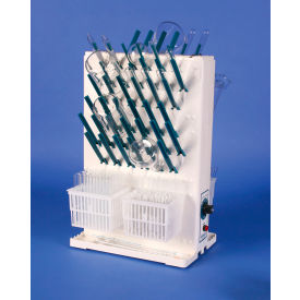 Lab-Aire II Dbl-Sided Electric Benchtop Glassware Dryer, 3 Tier, 230V, 16.75x10x22.7"