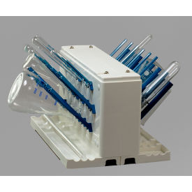 Lab-Aire II Double-Sided Non-Electric Benchtop Glassware Dryer, 1 Tier, 14.75 x 10 x 8.4"