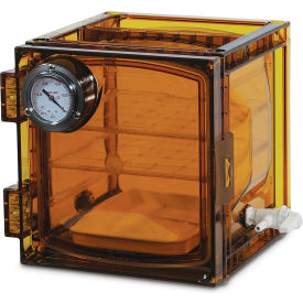 Amber Polycarbonate Cabinet Style Vacuum Desiccator, 11 Liter