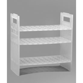 Pipette Support Rack, 16mm, 50 Places, 8 x 4 1/2 x 8 3/4", Polypropylene