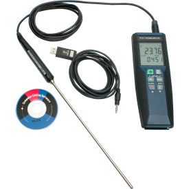 High Temp Precision RTD Electronic Thermometer / Data Logger, -100 to 400C (-148 to 752F)