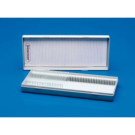 Microscope Slide Box, Stackable, Holds 50 Slides
