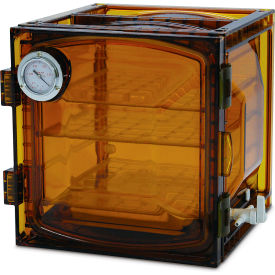 Amber Polycarbonate Cabinet Style Vacuum Desiccator, 35 Liter