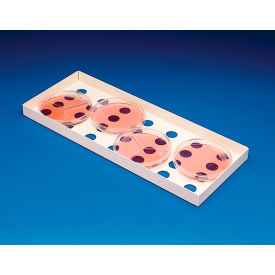 Petri Dish Incubation Tray, 13 3/4 x 5 x ", Steel