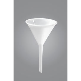 Polypropylene 75ml Heavy-Duty Long Stem Funnels 6Pk