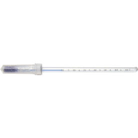 Dry Block/Incubator Liquid-In-Glass Thermometer, 18 to 60C, PFA Safety Coated