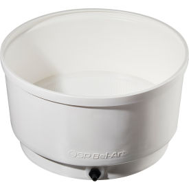 Polyethylene Buchner Table-Top Funnel with Perforated Removable Plate, 18" ID, 11.5" Height