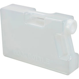 Polypropylene Book Bottle, 5 Liters (1.25 Gallons), 3 7/16 x 9 1/2 x 14 3/4"