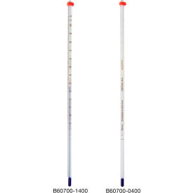 Liquid-In-Glass Thermometer, -10 to 225C, Total Immersion
