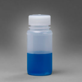Precisionware Wide-Mouth 125ml (4 oz) Autoclavable Polypropylene Bottles, PP Cap, 12Pk