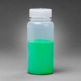 Precisionware Wide-Mouth 250ml (8oz) Autoclavable Polypropylene Bottles, PP Cap, 12Pk