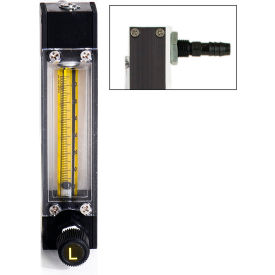 Bel-Art Riteflow Aluminum Mounted Flowmeter, 65mm Scale, Size 4