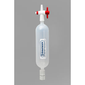 Polypropylene Gas Sampling Bulb with Stopcock and Septum Ends, 250cc
