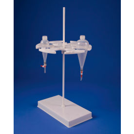 Rotary Separatory Funnel Rack, 6 Places, Fits 500/1000cc Funnels