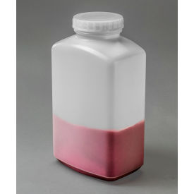 Polystormor Square Edge, Wide-Mouth 1000ml (32oz) Bottles, PP Cap, 53mm Closure 6Pk