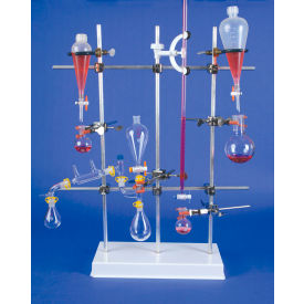 Polypropylene Lattice Support Stand with 3 Aluminum Vertical Rods