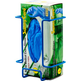Poxygrid Glove Dispenser Rack, Single Box Holder, 5 1/2 x 4 1/4 x 8 1/4", Blue