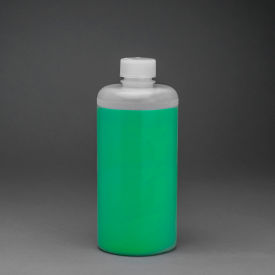 Precisionware Narrow-Mouth 500ml (16oz) High-Density PE Bottles, PP Cap, 28mm Closure 12Pk